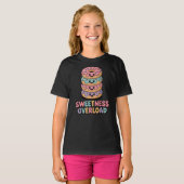 Zoetigheid Overload | Donut Kids T-shirt (Voorkant volledig)