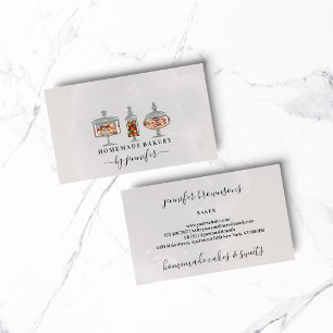 Zoetjes Jar Cute behandelt chocolade Snoep Bakkeri Visitekaartje