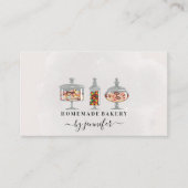 Zoetjes Jar Cute behandelt chocolade Snoep Bakkeri Visitekaartje (Voorkant)
