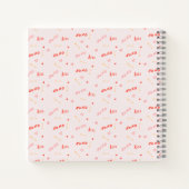 Zoetjes Valentijnsdag Baby Shower Guestbook Notitieboek (Achterkant)