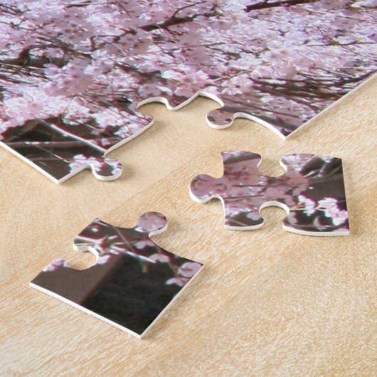 Zoetkersboom ("Nara Ichiban-Zakura") Legpuzzel (Zijkant)