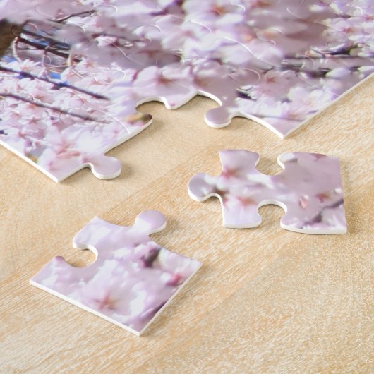 Zoetkersboom ("Nara Ichiban-Zakura") Legpuzzel (Zijkant)