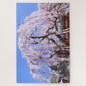 Zoetkersboom ("Nara Ichiban-Zakura") Legpuzzel (Verticaal)