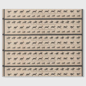 Zoetrope antiek animatie cadeaupapier (Vlak)