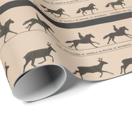 Zoetrope antiek animatie cadeaupapier (Rol Hoek)