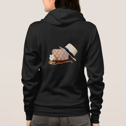Zoetshirt voor dames hoodie (Achterkant)