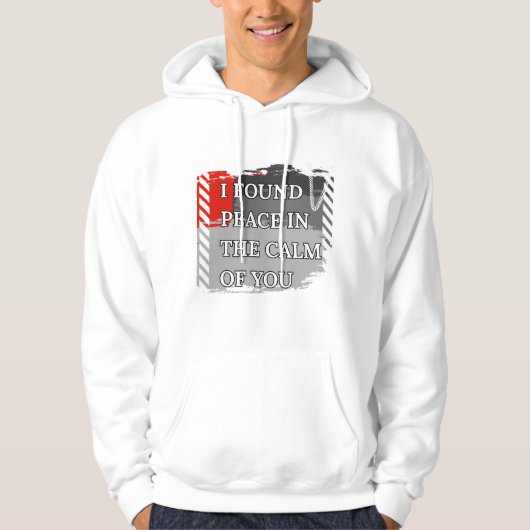 Zoetshirt voor mannen hoodie (Voorkant)
