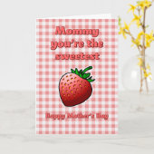 zoetste aardbei kaart (Gele Bloem)