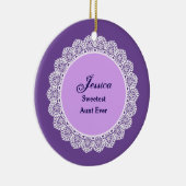 Zoetste BEDRAG ooit Ever - Cadeau met aangepaste n Keramisch Ornament (Rechts)
