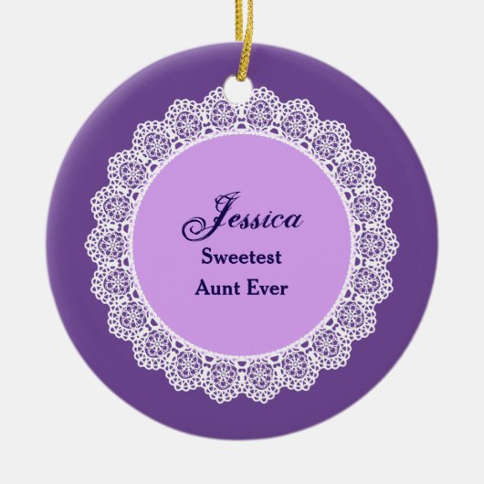 Zoetste BEDRAG ooit Ever - Cadeau met aangepaste n Keramisch Ornament (Voorkant)