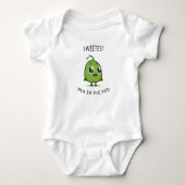 Zoetste erwt in het Baby van de Pod CuteSuit Romper (Voorkant)