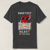 Zoetste hart in de Valentijnsdag van de verpakking T-shirt (Design voorkant)