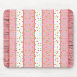 Zoetste kleine flesjes met patroontapijten muismat