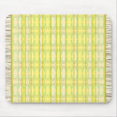 Zoetste kleine gouden bloementapijt stijl muismat (Voorkant)