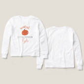 zoetste kleine pompoen Custom Naam Meisjes (Voorkant /achterkant)