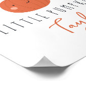 zoetste kleine pompoen Custom Name Poster (Hoek)