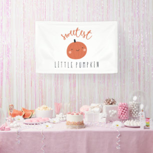zoetste kleine pompoen Indoor Banner Sign party