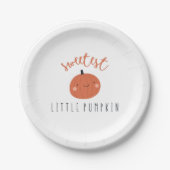 zoetste kleine pompoen Papier Borden baby shower Papieren Bordje (Voorkant)