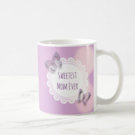 Zoetste mama ooit Paarse vlinder Koffiemok