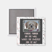 Zoetste Meisje van Alle Custom Photo Magnet (Voorkant / Achterkant)