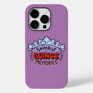 Zoetste Quince herinneringen betoverende Quinceañe Case-Mate iPhone 14 Pro Hoesje