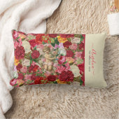 Zoetste Roos Cherub en Rozen Patroon Kussen (Deken)