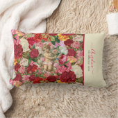 Zoetste Roos  Cherub en Rozen Patroon Kussen (Deken)