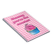 Zoetste Roze Cupcake Notitieboek (Rechterzijde)