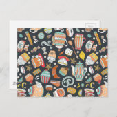 Zoetstoffen en behandelde woestijnen briefkaart (Voorkant / Achterkant)