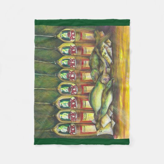 Zoetvlees Fleece Deken (Voorkant)