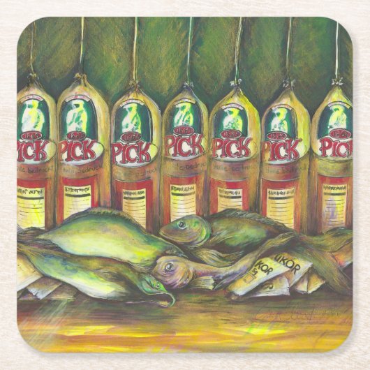 Zoetvlees Kartonnen Onderzetters (Voorkant)