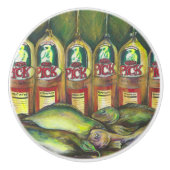 Zoetvlees Keramische Knop (Voorkant)