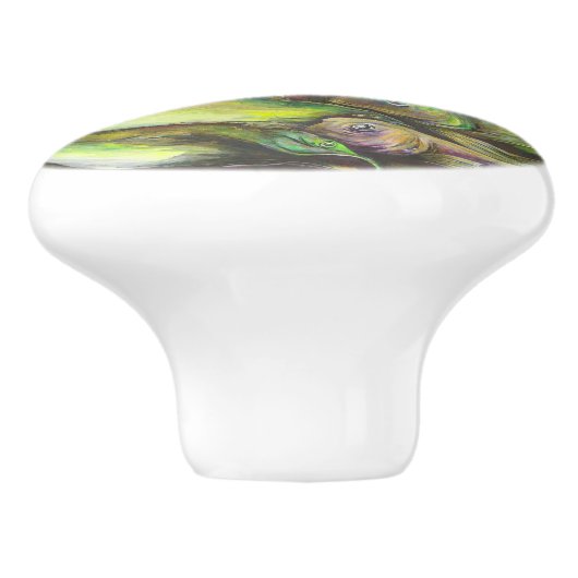 Zoetvlees Keramische Knop (Zijkant)