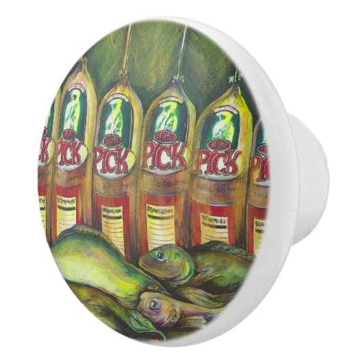 Zoetvlees Keramische Knop (Rechts)