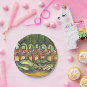 Zoetvlees Papieren Bordje (Feest)