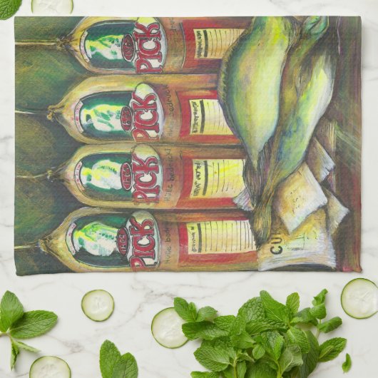 Zoetvlees Theedoek (Gevouwen)