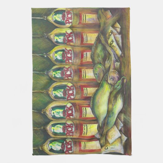 Zoetvlees Theedoek (Verticaal)