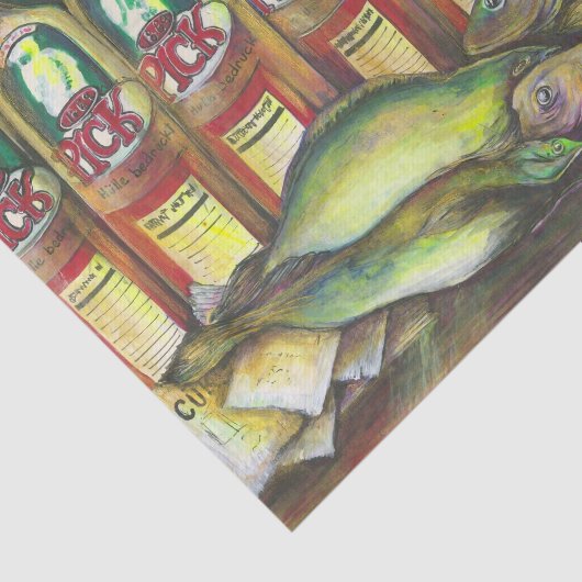 Zoetvlees Tissuepapier (Detail)