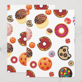 Zoetwaren 1 bedankkaart (Voorkant / Achterkant)