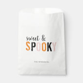 Zoetwaren en spleetbehandelingen | Happy Halloween Bedankzakje (Voorkant)