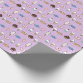 Zoetwaren geacht verpakkingspapier cadeaupapier (Hoek)