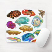 Zoetwater Aquarium Fish Mousepad Muismat (Met muis)