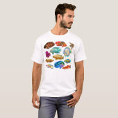 Zoetwater Aquarium Fishes T-Shirt (Voorkant volledig)