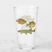Zoetwater Fish Pint Glass Glas (Achterkant)