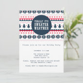 Zoetwater | Uitnodiging feestdag (Staand voorkant)