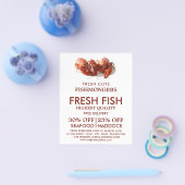 zoetwaterkreeft, visser/vrouw, vismarkt flyer (Enkel)