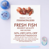 zoetwaterkreeft, visser/vrouw, vismarkt flyer (Enkel)