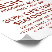 zoetwaterkreeft, visser/vrouw, vismarkt poster (Hoek)