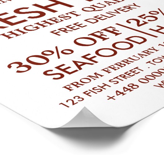 zoetwaterkreeft, visser/vrouw, vismarkt poster (Hoek)