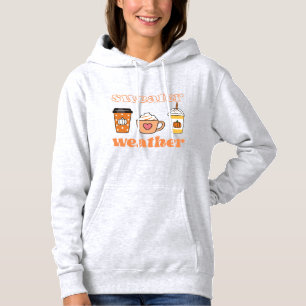 Zoetwaterpompoenpompoenen, latte hoodie